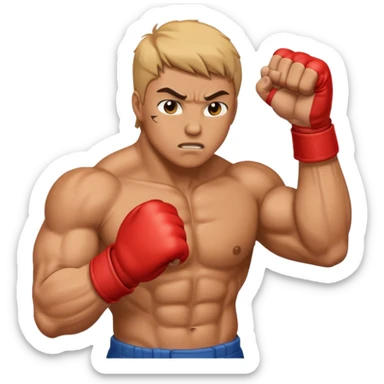 
punch fist sticker