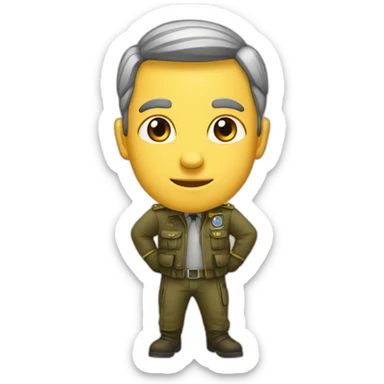 auxiliar de vuelo sticker