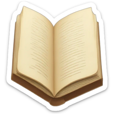 book writing symbol sticker