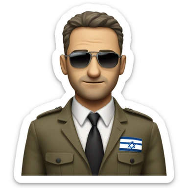 israel secret agent sticker
