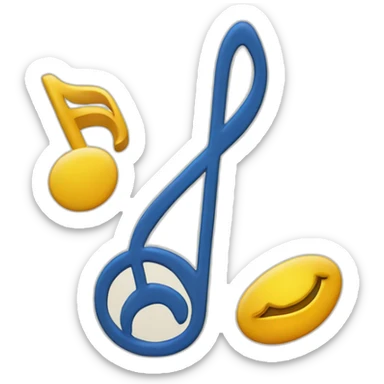 note de musique et euros sticker