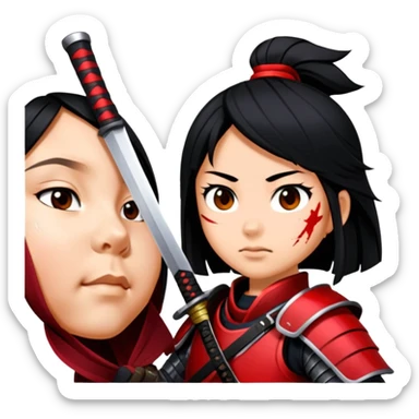 Battle-Ready Samurai sticker