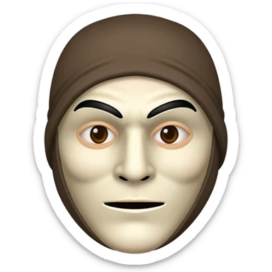 The robber emoji sticker