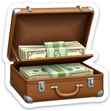 briefcase MONEY sticker