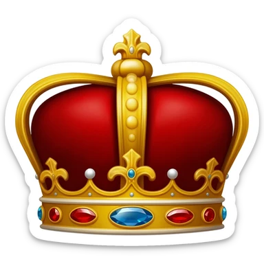 Owner emoji like full red crown, which I can copy from here sticker