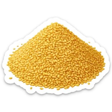 semolina grain sticker