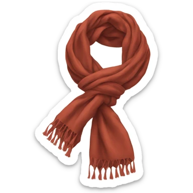 Scarf sticker