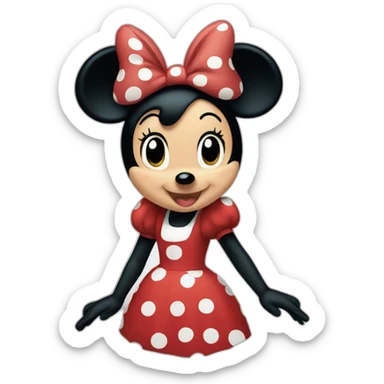  Classic Minnie Mouse  sticker