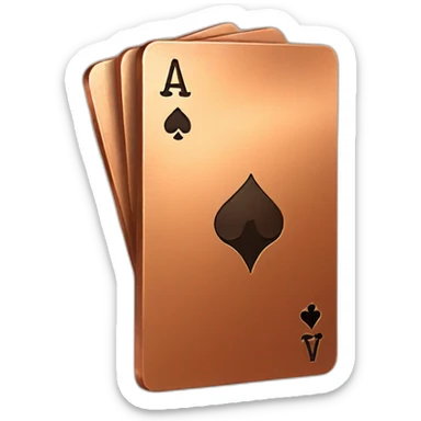 copper-poker-card sticker