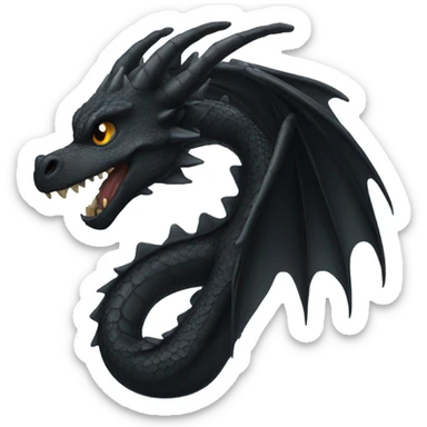 Black Dragon sticker