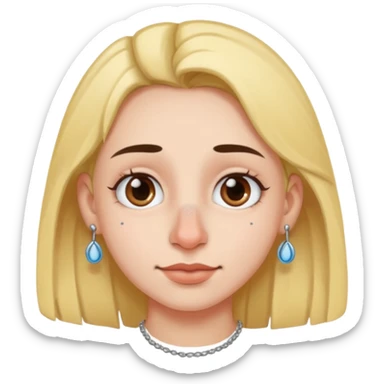 nose piercing  sticker