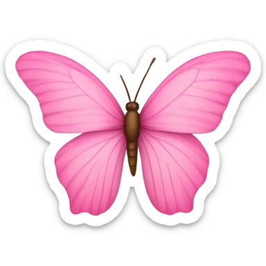 Mariposa rosa sticker