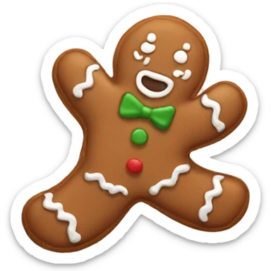 Gingerbread cookie  sticker
