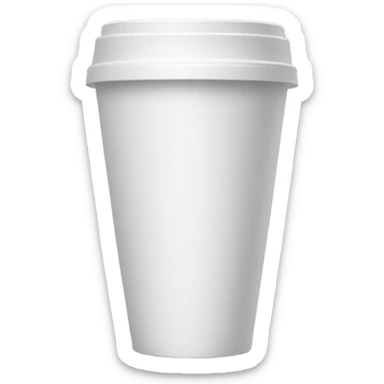 Styrofoam cup  sticker