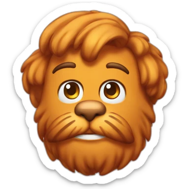 Garfield as a human sticker