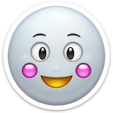 Hazme un emoji de perlas sin caras sticker