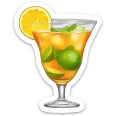 Low cost cocktail sticker