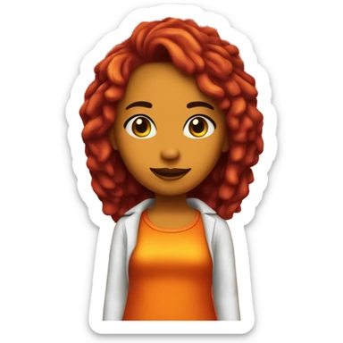 Hot cheeto girl sticker