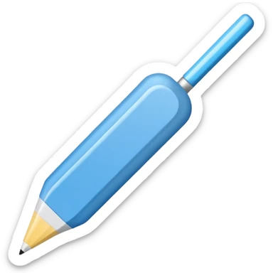 Verificación azul con un chulito blanco sticker