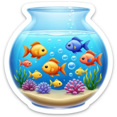 an aquarium sticker