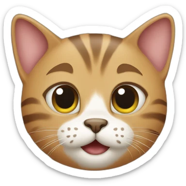 fun cat sticker
