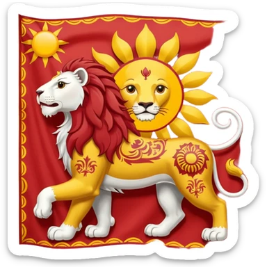 پرچم پهلوی شیر و خورشید sticker