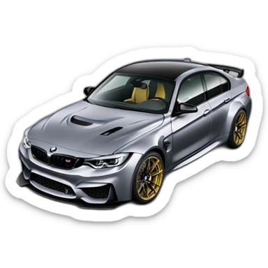 bmw m3 cs sticker