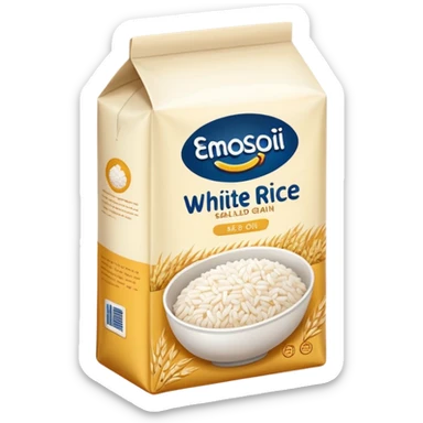 package of rice sticker