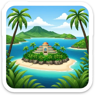 epstein island sticker