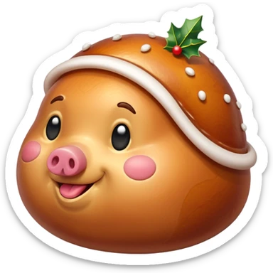 xmas food sticker