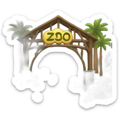 zoo entrance sticker