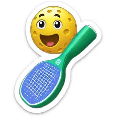 Pickleball sticker