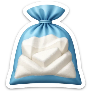 bag of sugar no face sticker