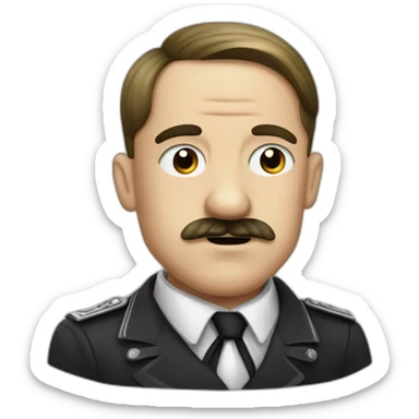 Hitler et son signe sticker