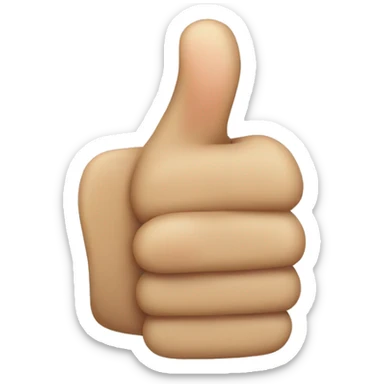 Tecak thumb up sticker