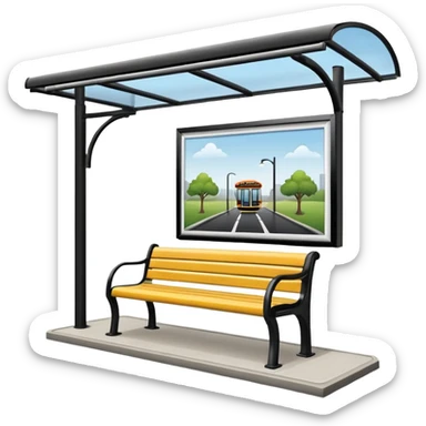 Bus Stop sticker