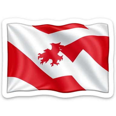 canton valais flag sticker