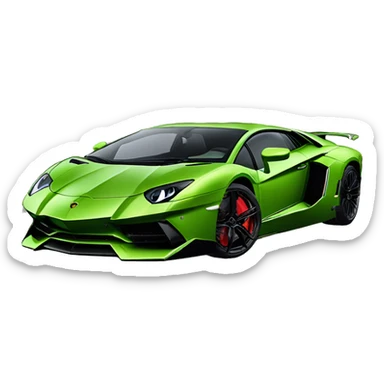 Lamborghini aventador svj  sticker