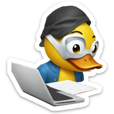 Rubber Duck Debugging sticker