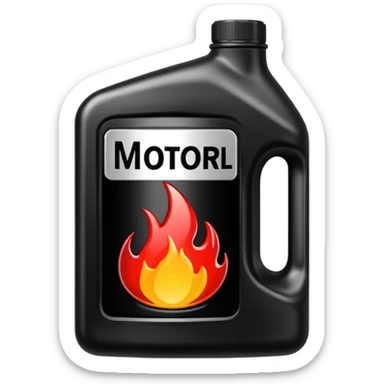 motor oil sticker
