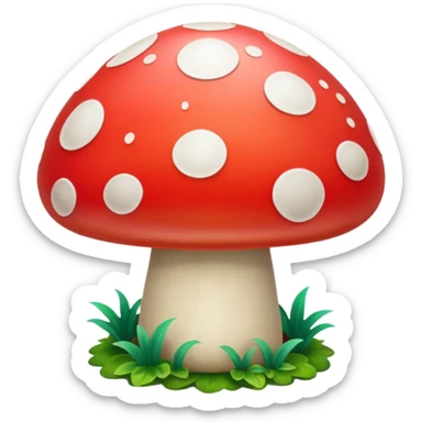  psychedelic party mushroom  sticker