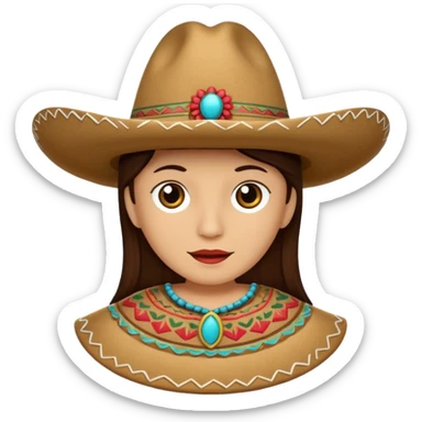 Sombrero de ranchero sticker