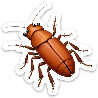 Cockroach moving  sticker
