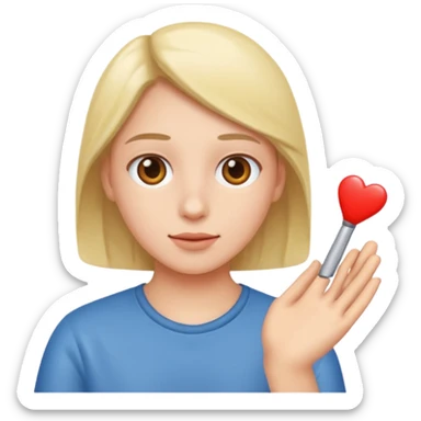 Playing with self  sticker