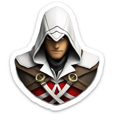 assassin's creed logo sticker