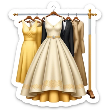 luxury dress wardrobe iconic sticker