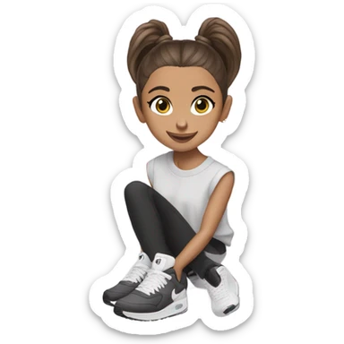 Ariana grande wearing 27C Nikes  sticker