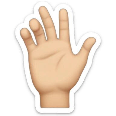 HAND-HOLDING sticker