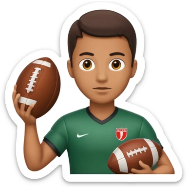 football holder sticker