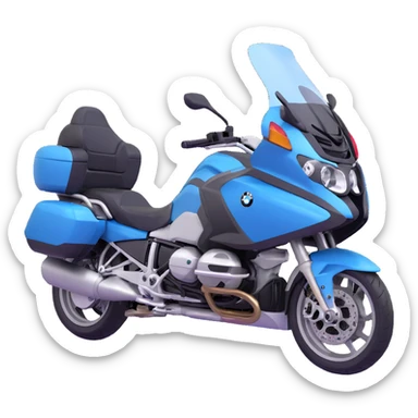 BMW R 1200 RT touring motorcycle sticker